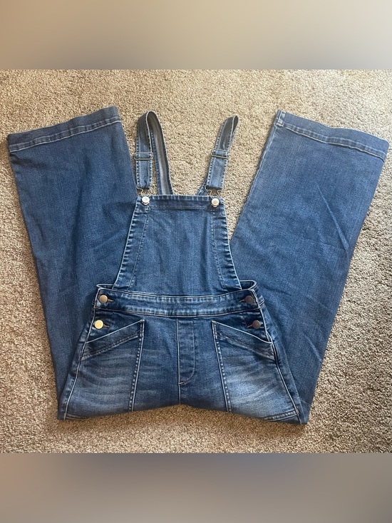 Evereve Denim - Evereve - Classic Wide-leg Denim Overalls - Size 25